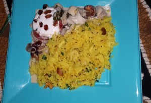 assiette de meen molee gros plan