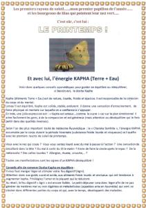 TEXTE SUR LE PRINTEMPS KAPHA 1